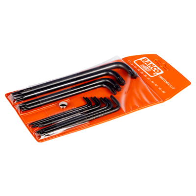 Набор шестигранников Г-образных под винты Torx,11шт BAHCO Арт. 1995TORX/11T