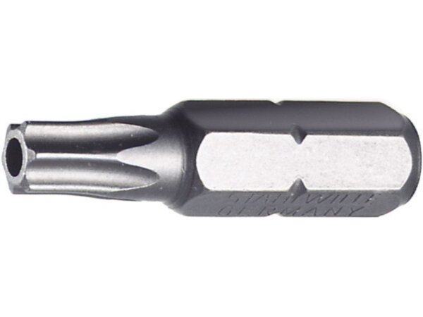 Бита 1441 TORX с защитой от вскрытия T15, для винтов M3,5, длина 26 мм, шестигранник 1/4" C 6,3, 6 г, STAHLWILLE Арт. 08160015
