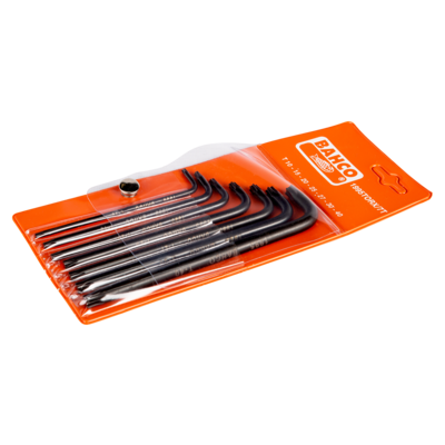 Набор шестигранников Г-образных под винты Torx,7шт BAHCO Арт. 1995TORX/7T